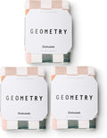 GEOMETRY Kitchen Dish Cloths - Quick Dry Dishcloths for Kitchen - Premium Dish Rags with Geoweave - 3-Pieces Autumn Checkers