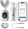 Feno Smartbrush Founders Edition Plus – AI-Powered Electric Toothbrush with Personalized Mouthpiece, 1 Tube Foam Toothpaste, Tongue Scraper & 12-Month Plus Subscription