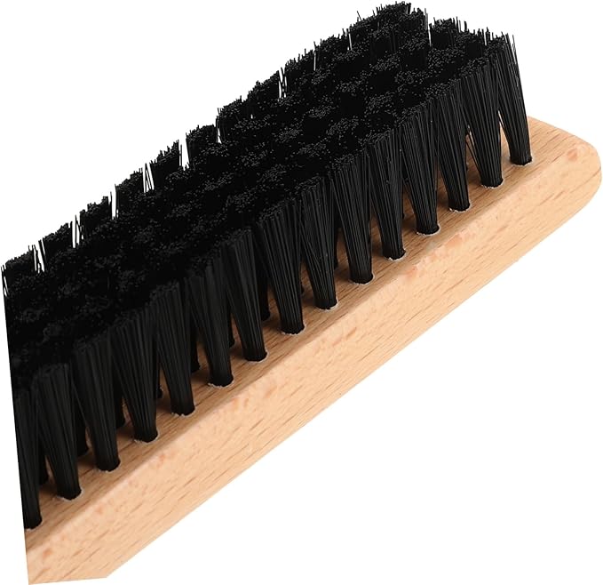 Healeved 2pcs Bristle Coat Brush Wood Handle Household Cleaning Duster for Garments Bedsheets and Pet Hair Removal Lightweight and Design for Home Use