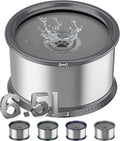 6.5L Stainless Steel Dog Water Bowl, No Spill Water Bowl for Dogs | Large Capacity, Slow Drinking Feeder, Splash Proof, With Anti-Slip Mat, Dishwasher Safe, Sturdy, Suitable for Mess Drinkers