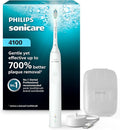 Philips Sonicare 4100 Rechargeable Electric Toothbrush, Advanced Plaque Removal, Pressure Sensor, Includes Brush Head Case, White BD5002AZ