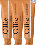 Ollie Fluoride Free 10% Nano Hydroxyapatite Toothpaste, Orange, 4oz | Rod-Shaped Nano HAP, Remineralizes Enamel, Reduces Sensitivity, Reverses Small Cavities, Naturally Whitens Teeth, (Pack of 3)