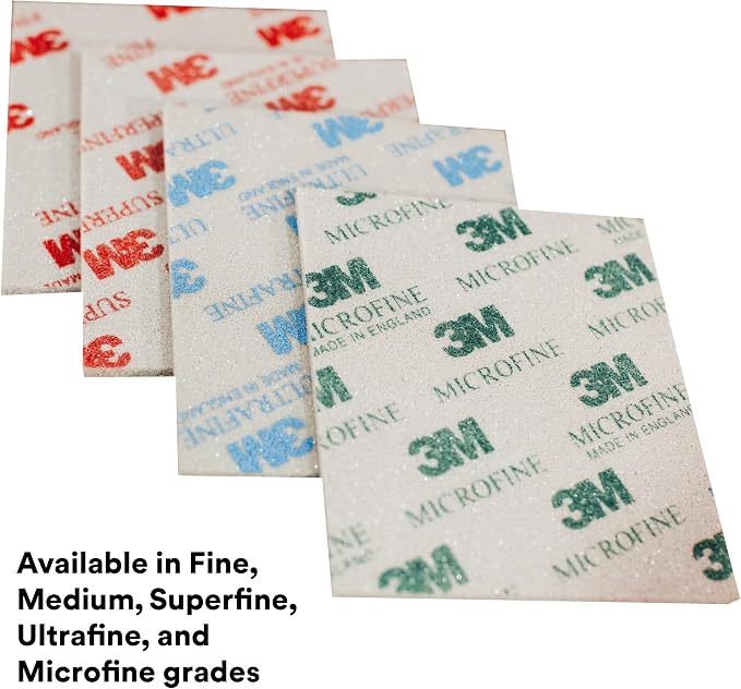 3M Softback Sanding Sponge 02606, 4 1/2 x 5 1/2 in, 20 Pack, Medium Grit, Fast Cutting