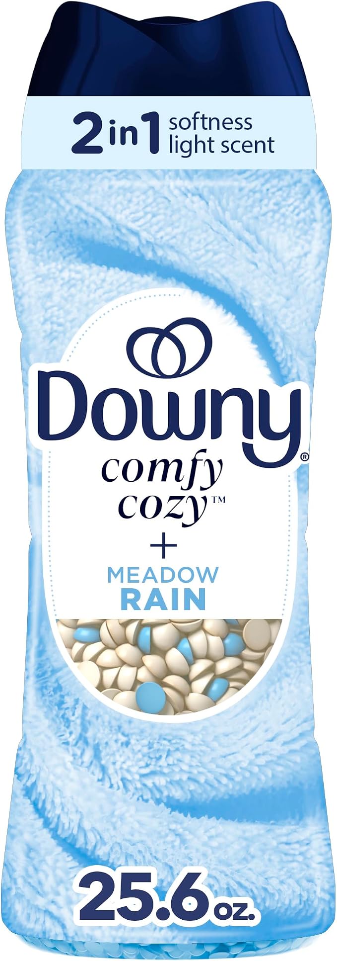 Downy Blends In-Wash Laundry Scent Booster Beads, Meadow Rain Scent, 25.6 OZ, Fabric Sottener Beads and Freshness