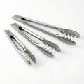 EDLUND 3-Pack Tong Set – Commercial Grade Stainless Steel Tongs (7", 9", 12"), Heavy Duty Grip, Locking Mechanism, Made in USA