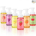 6 Pack Funny Fruit Foaming Hand Soap with Pump Care Moisturizing Liquid Fresh Flavor Foam Hand Wash Teacher Appreciation Gift Bulk Motivational Pun Gift for Nurse Employee Staff Graduation, 8.75 Fl oz