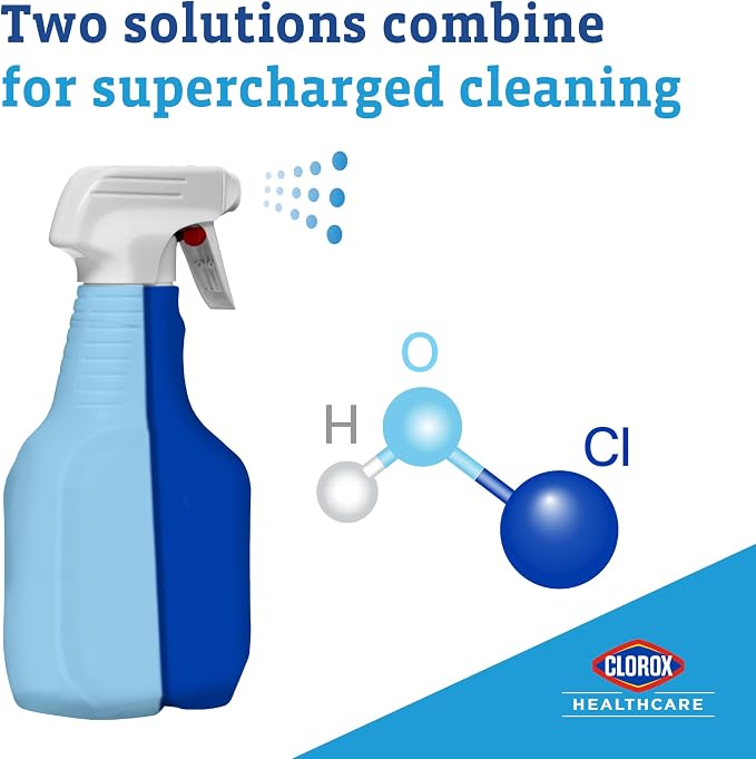 Clorox Healthcare Fuzion Cleaner Disinfectant Spray, 32 Fluid Ounces (Package May Vary)