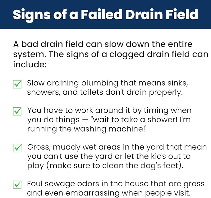 Accelerator by Dr. Pooper Drain Field Cleaner Tablets (20 Count) - Septic Tank Treatment for Clogs, Odor & Sludge - 90% Less Plastic - 10 Month Supply - Aerobic & Anaerobic Systems - Easy Flush