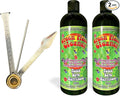 Green Piece® Cleaner - Two of the 16 oz Bottles of Glass Cleaner (Made in USA) - Including a 100% Stainless Steel Reamer - 3 in 1 tool - Excellent for grimey pieces