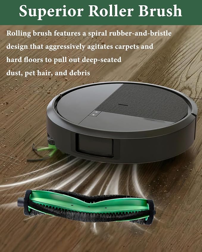 27 Pcs Accessories Kit for iRobot Roomba 415X/Plus 516 Combo/Plus 576 Combo | Replacement for Plus 415 Combo/515 Combo, 2 Roller Brush 4 Side Brushes 4 Filters 8 Mop Cloths 8 Dust Bags 1 Cleaning Tool