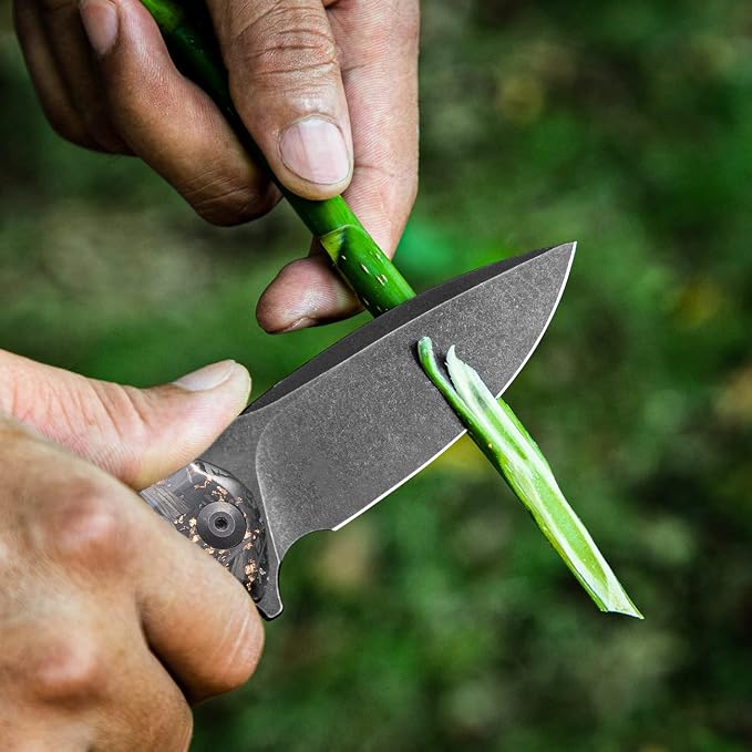 CIVIVI Praxis Full-size Folding Pocket Knife, 3.75" Blade C803I | Smooth Action, Comfortable Grip, Liner Lock, Deep Carry Reversible Clip for EDC