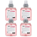 GOJO FMX-12 Luxury Foam Handwash, Cranberry Scent, EcoLogo Certified, 1250 mL Foam Soap Refill for Push-Style Dispenser (Pack of 4) - 5161-04