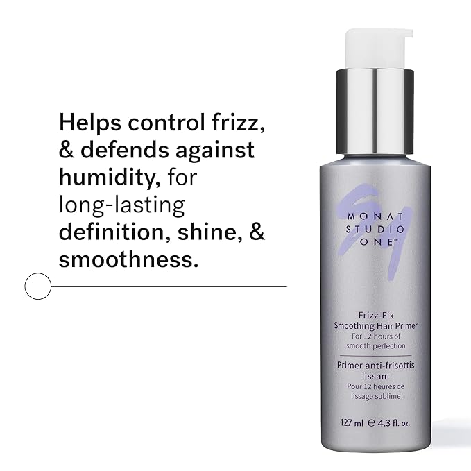 MONAT Studio One™ Frizz-Fix Leave-In Smoothing Hair Primer – Extended Style Duration – Easy Application – Daily Use – Color-Safe – Lightweight Formula