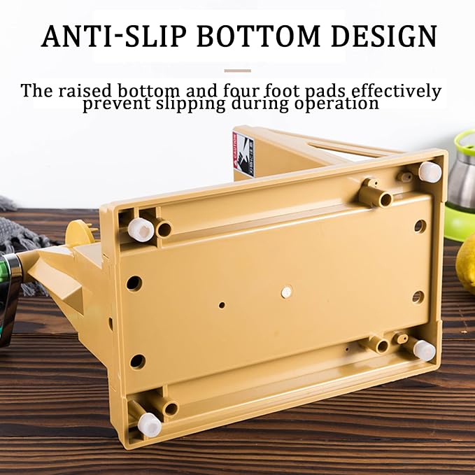 Cabbage Graters, Hand Cranked Peeler, Adjustable Width, with Non-Slip Feet, Salad Potato Slicer, for Vegetable, Chocolate, Potato, Kitchen Cooking Tools