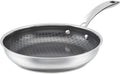 Cuisinart FusionPlus Hybrid Stainless Steel 10 Inch Skillet, PurelySear Hybrid Searing Surface, Oven Safe, Cool Grip Handle, Dishwasher Safe, Induction Compatible