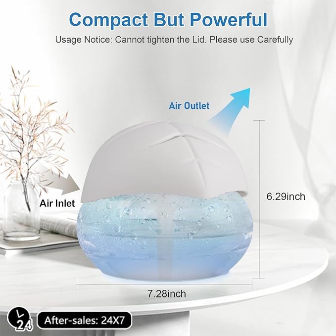 air Washer Aroma Diffuser, Essential Oils Aroma Fresher for Home, Office, Bedroom, Warehouse, Gift(White)