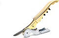 Pulltap's Genuine Classic 500 Waiter's Corkscrew – Double-Hinged Wine Key with Hinged Foil Cutter – Patented Design – Made in Spain – Gold (Oro – 24K Flash Gold)