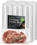 Vacuum Sealer Bags, 6 Rolls 11"x20', 120Feet | Commercial Grade, BPA Free, Customized Size, Sous Vide Cooking, Puncture Prevention, Kitchen Essentials, Kitchen Gadgets