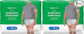 Amazon Basics Maximum Absorbency Incontinence Underwear for Men with Leak Protection, Advanced Odor Protection, Soft Cotton Feel, Large, 18 Count (Pack of 2)