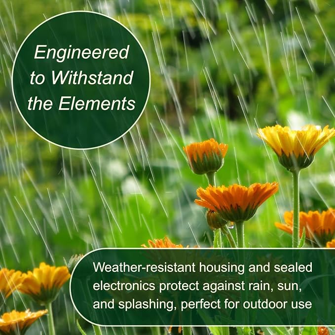 Rain Bird 1ZEHTMRS Simple-Set Hose End Timer, One Zone/Station, Battery Operated, 3/4" Garden Hose Thread, Heavy-Duty Brass Inlet, Dial with Brass Inlet