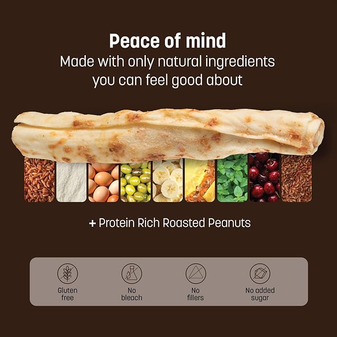 Earth Animal No Hide Stix - Long Lasting Rawhide Free Small Dog Chews Sticks, Peanut Butter - 40 Count Extra Value Pack