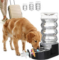 RIZZARI 8L Dog Water Bowl Dispenser:Spill Resistant Multi Pet Solution | Cleaner Drinking Water / Dishwasher Safe Bowl / Auto-Refill with No Pump / Spill Resistant / No Electricity