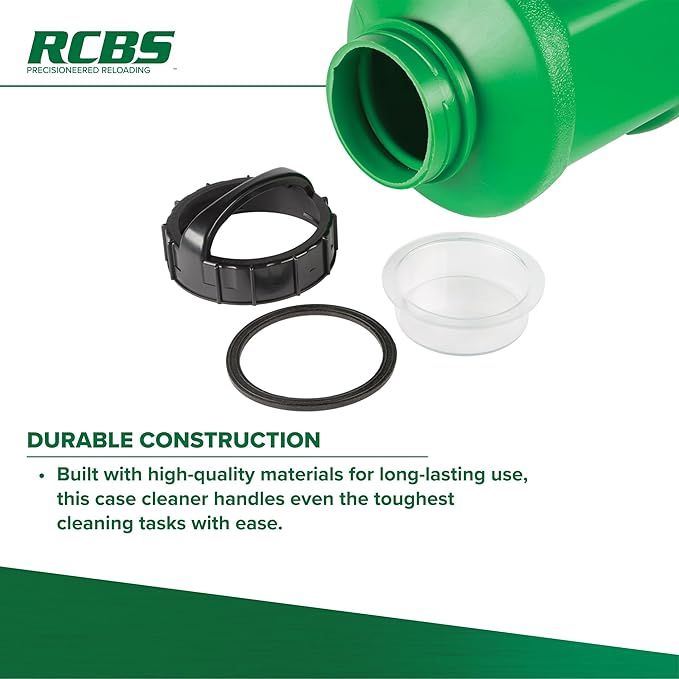 RCBS Rotary Case Cleaner 120V US/CAN, Rotary Tumbler for Efficient Brass Cleaning and Polishing