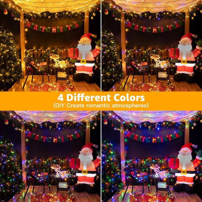 Ollny 210FT 640LED Color Changing Christmas Lights with Remote, 11 Modes