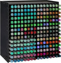 Marker Organizer,240-Slots Marker Holder with Adjustable Divider, Desk Markers Storage Organizer for Pens Colored Pencils Art Brushes Home Office Art Room and Classroom