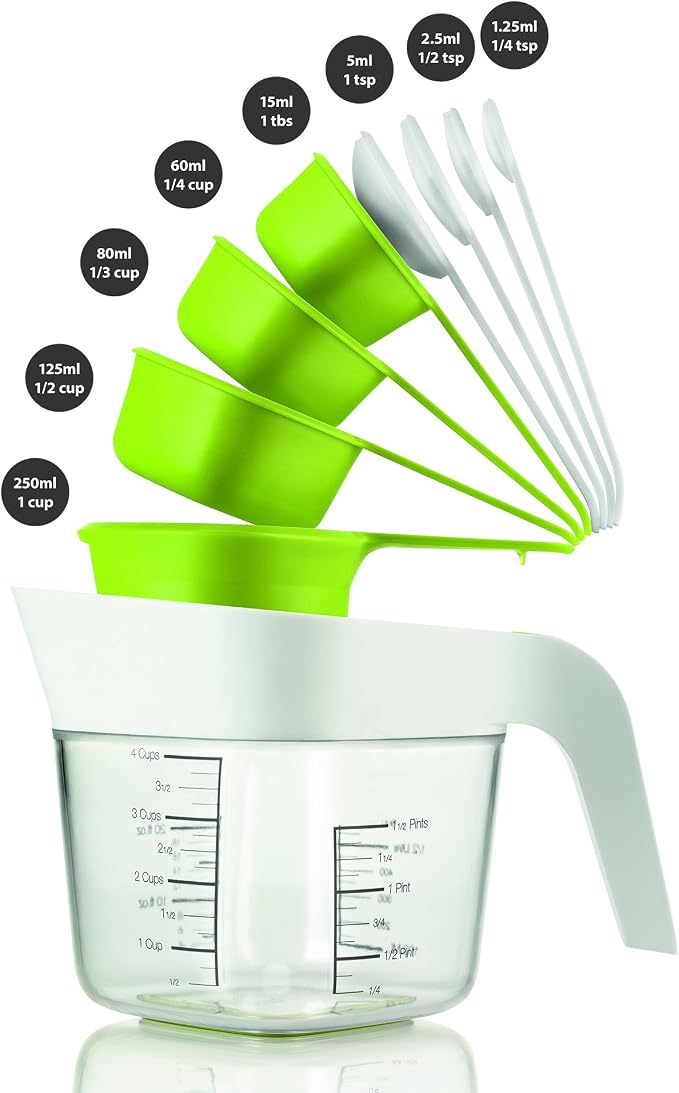 Zeal Measuring Jug Set, White