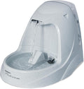 PetSafe Drinkwell Platinum Cat Water Fountain, 168 oz/5L, Grey | Free-Falling Stream Encourages Drinking, Snap-on Lid Prevents Removal, Includes Replaceable Carbon Filter