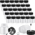 Maxcheck 120 Pcs Empty Touch Up Paint Bottles Container 1oz 30ml Reusable Small Paint Bottles with Brush Applicator and Mixing Ball for Fix Chips Scratches Auto Car