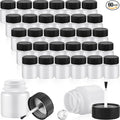 Maxcheck 60 Pcs Empty Touch Up Paint Bottles Container 1oz 30ml Reusable Small Paint Bottles with Brush Applicator and Mixing Ball for Fix Chips Scratches Auto Car