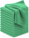 Avalon Towels Microfiber Cleaning Cloths (Value Pack of 12) - Size 12 x 12 Inches, Highly Absorbent Cleaning Rags, Lint Free, Reusable and Washable, Microfiber Towels for Cars