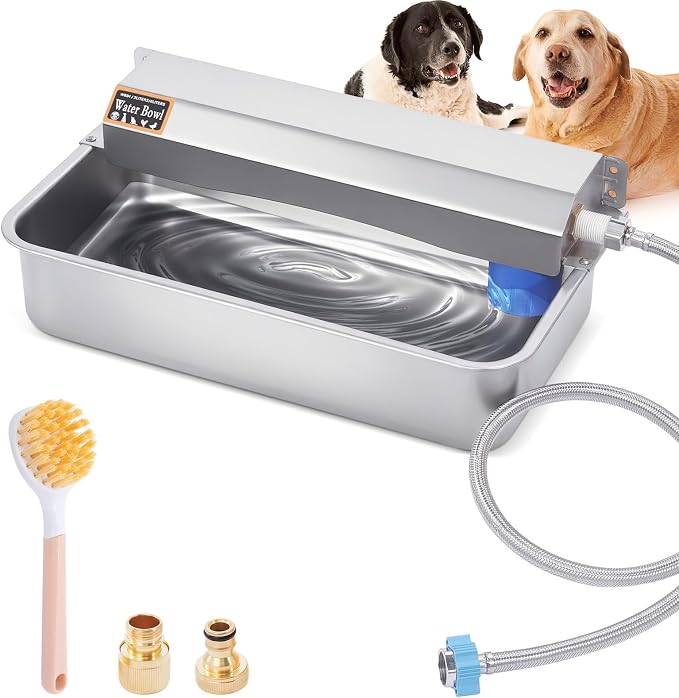 Automatic Water Dispenser for Dog, 6L Dog Water Bowl Dispenser, Large Water Feeder