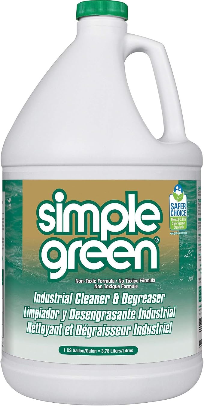 Dawn Professional Dishwashing Liquid Soap Detergent and Simple Green Industrial Cleaner and Degreaser Bundle (1 Gallon, 127.8 Fl Oz)