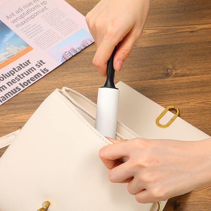 Zhehao 80 Pack Mini Lint Roller Bulk Small Lint Remover Travel Size Portable Brushes Sticky Roller for Clothes Pet Hair Furniture Couch Carpet Car Seats Bedding