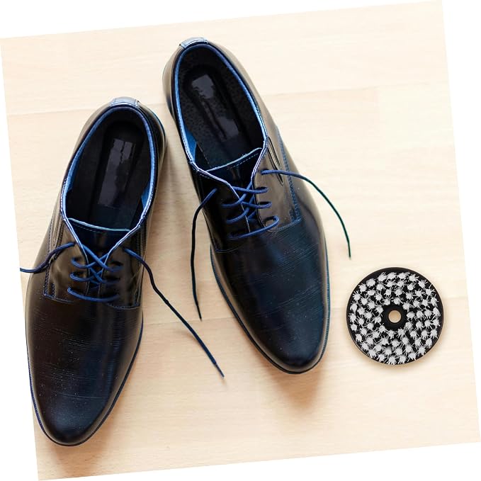 Homoyoyo 4pcs Electric Shoe Polisher Replacement Brush Brush for Shoes Leather Cleaning