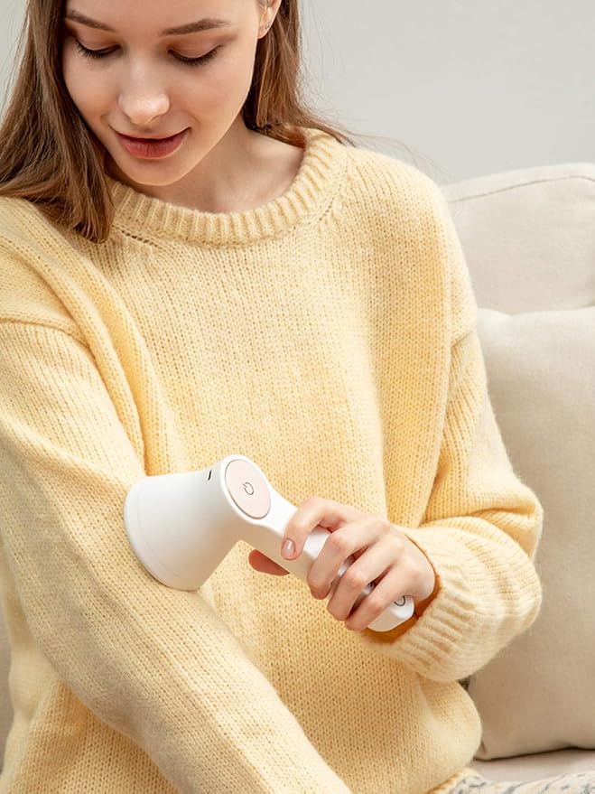 Remover for Clothes Lint Remover Sweater Household Sweater Pilling Trimmer Rechargeable Hair Removal Device-Rose Gold