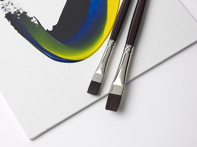 Winsor & Newton Galeria Acrylic Brush Pack, Long Handle, 3 Pack, #2