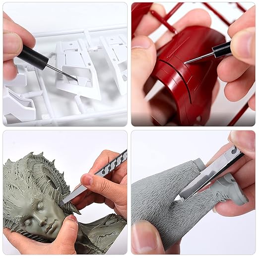 Pro Grade 3D Printing Accessory Tools with Tool Box for 3D Printer Modeler Basic Tools Diverse 3D Print Nozzle Cleaning Kit Mini Rotary Tool for Remove/Trim and Finish 3D Print