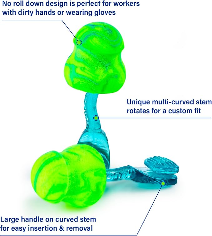 Moldex Glide® Soothers Foam Earplugs, Moisturizing, Soft, Comfortable, Uncorded Disposable Ear Plugs, NRR 31dB Noise Reduction for Hearing Protection, 6980