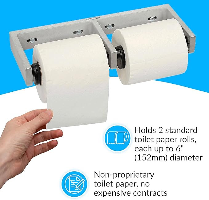 Bobrick Toilet Tissue Dispenser for Rolls (Model B-2740),(Pack of 24)