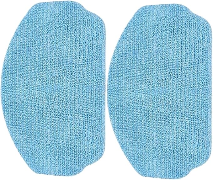 HIZON 2/5 Pack Mop Cloth Cleaning Rag，Compatible for VCR04W，Robot Vacuum Cleaner Replacement Robot Sweeper Spare Part Accessories(SET2)