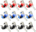 WILLBOND 12 Pack 3 Inch Wide Tape Gun Lightweight Packing Heavy Duty Tape Dispenser Gun for Moving Shipping Box Carton Seal Packing Shipping Dispenser (Red,Blue,Black)