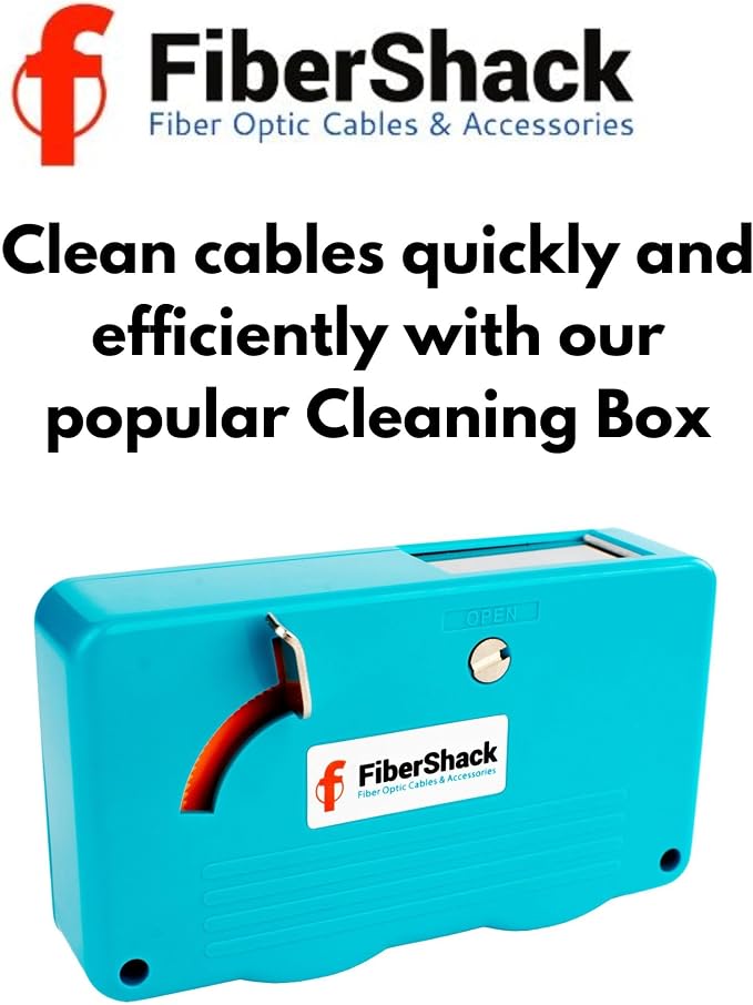 Fibershack - Fiber Optic Cleaning Kit - 7 in 1 Fiber Cleaning Kit - Tan Tactical Easy Access Waist Belt Bag - for Flawless Fiber Cleaning Results - Clean Fiber Optic Cables Quickly & Efficiently