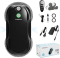 Tosima W5 Window Cleaning Robot, 6400Pa Max Adaptive Suction, Auto-Spray Smart Window Cleaner with Triple Safety System, Intelligent Navigation, Remote Control, for All Smooth Surfaces, Black