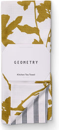 GEOMETRY Kitchen Tea Towels - Quick Dry Microfiber Dish Towels for Kitchen - Marrow 18" x 30" - 1 Pack