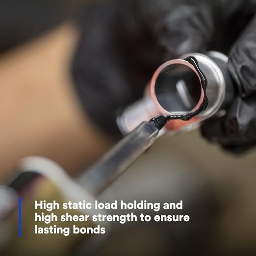 3M Scotch-Weld Epoxy Adhesive DP420, Black, Two-Part Epoxy Structural Adhesive, High Impact, Fatigue Resistant, Maintains Bond Strength, 200 mL (6.76 fl oz) Duo-Pak