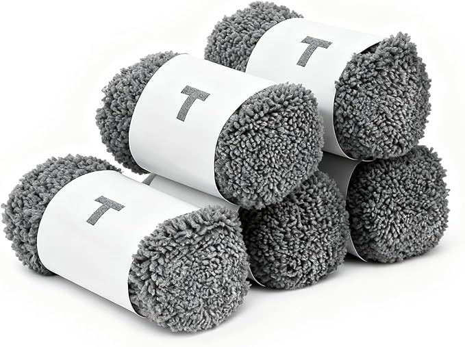 10 Pieces Microfiber Replacement Pads for W2/W3/X1 Window Cleaners, Reusable, Machine Washable (10)